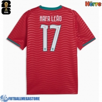 Fotballdrakt Herre Portugal Rafael Leao #17 Hjemmedrakt VM 2026 Kortermet